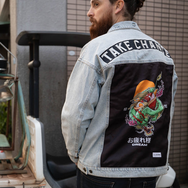 (JAPAN MOOD) TAKE CHANCES DENIM JACKET