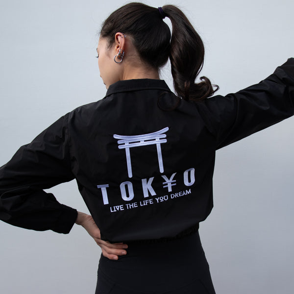 TOKYO CROP WINDBREAKER JACKET