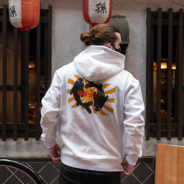 TOKYO MOOD  頑張って Oversized Ganbatte UNISEX HOODIE