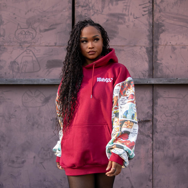OUT LOUD CRIMSON HOODIE
