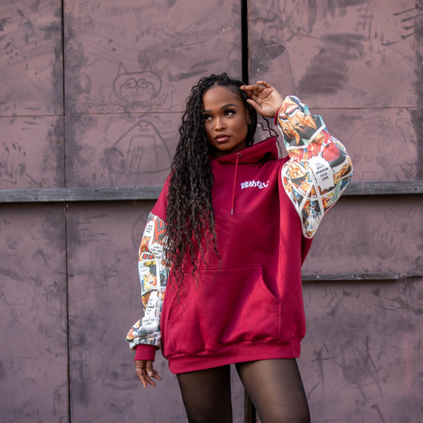 OUT LOUD CRIMSON HOODIE