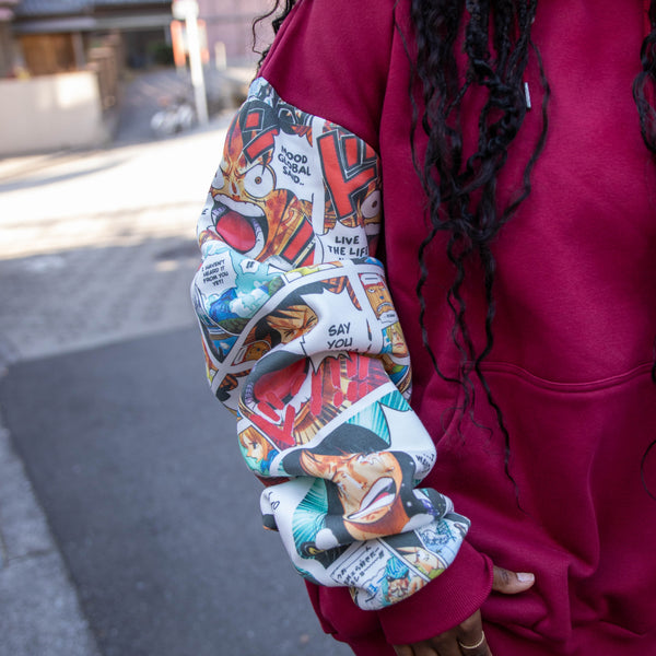 OUT LOUD CRIMSON HOODIE