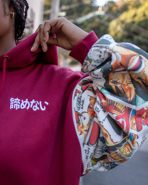 OUT LOUD CRIMSON HOODIE
