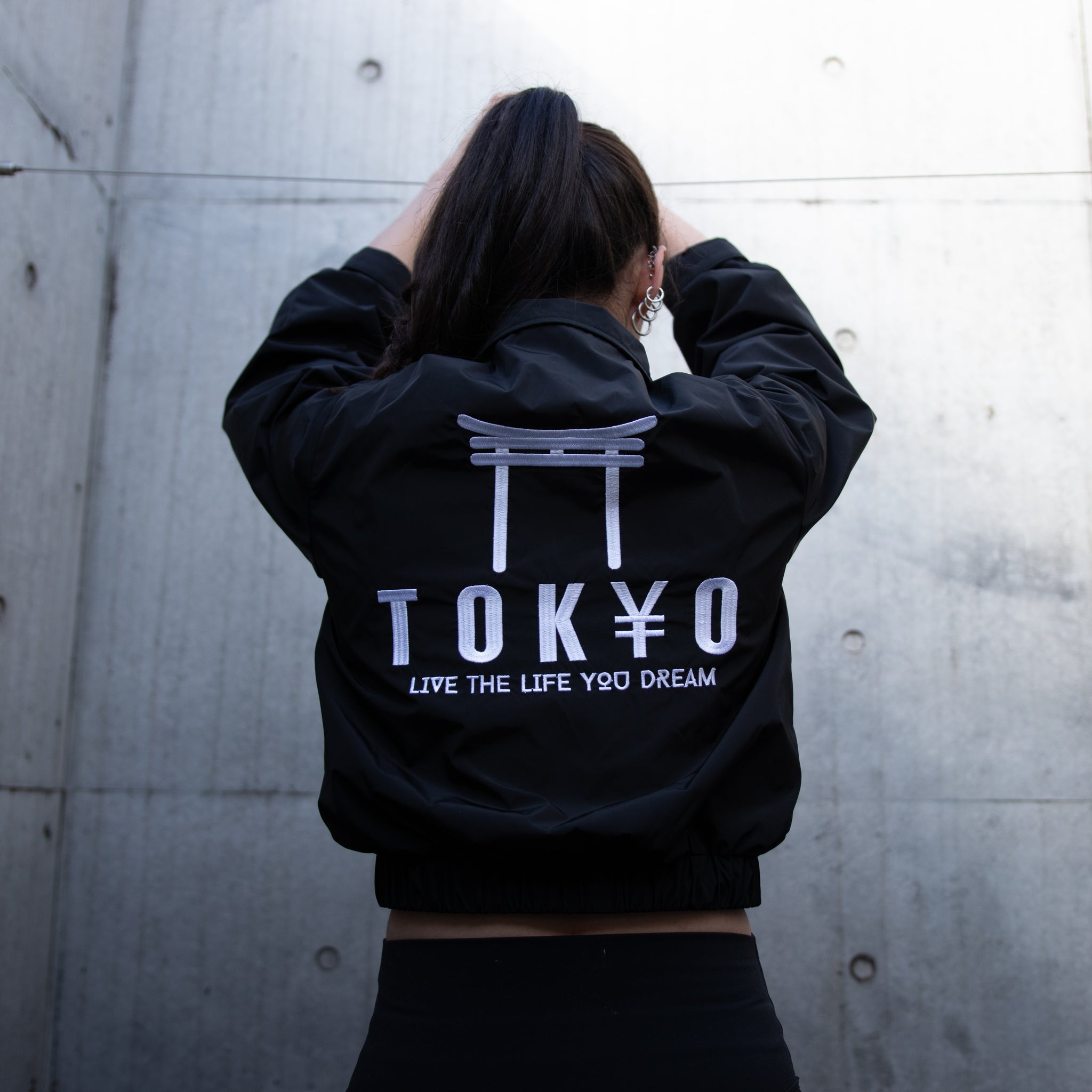TOKYO CROP WINDBREAKER JACKET – {mood}GLOBAL